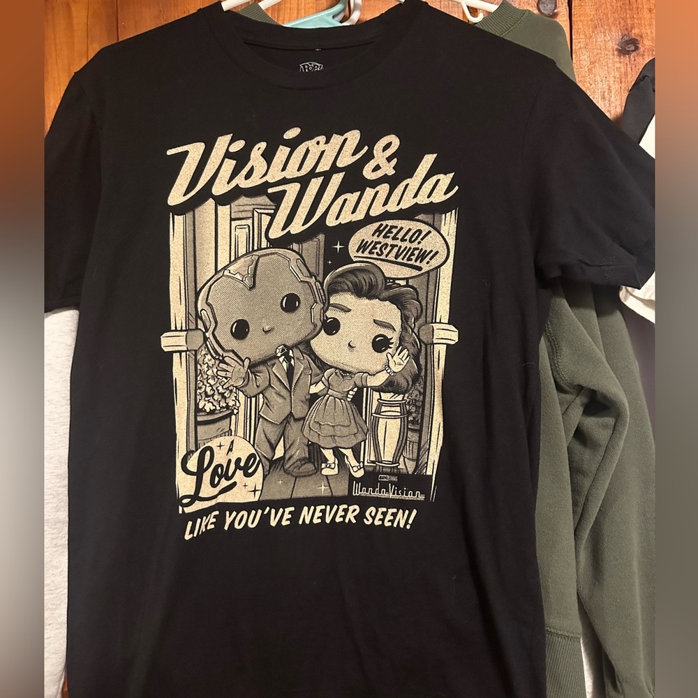 POP Funko Vision & Wanda Tee